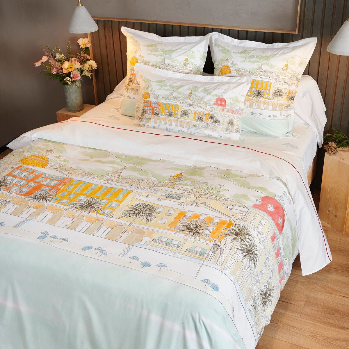 Taie de traversin Nice - Percale de coton
