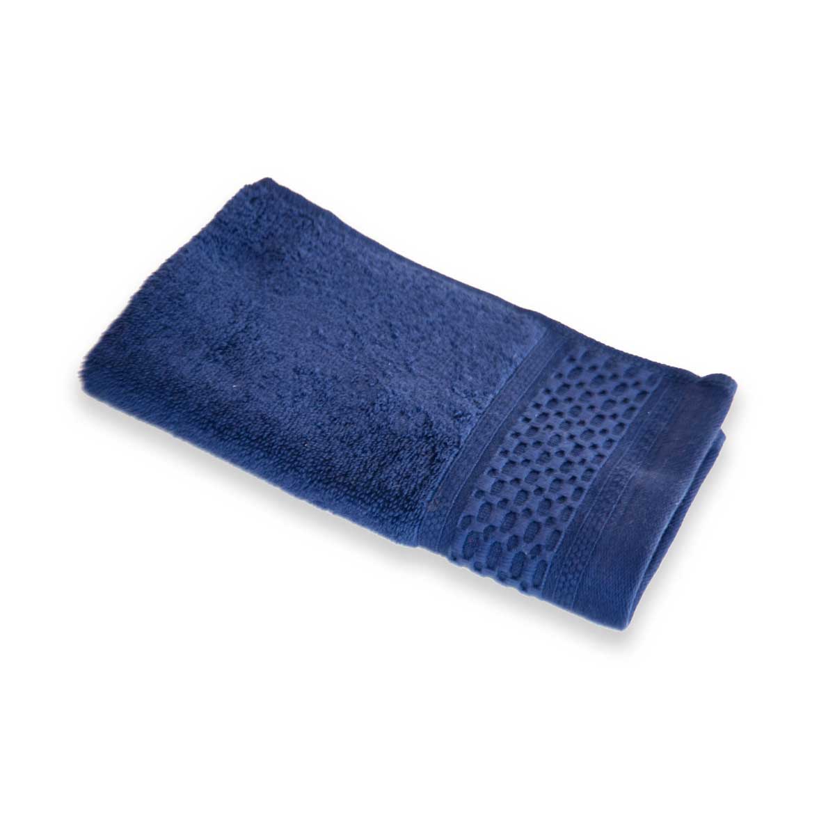 Serviette invité - Coton Zero Twist 500g/m² #Couleur_MARINE