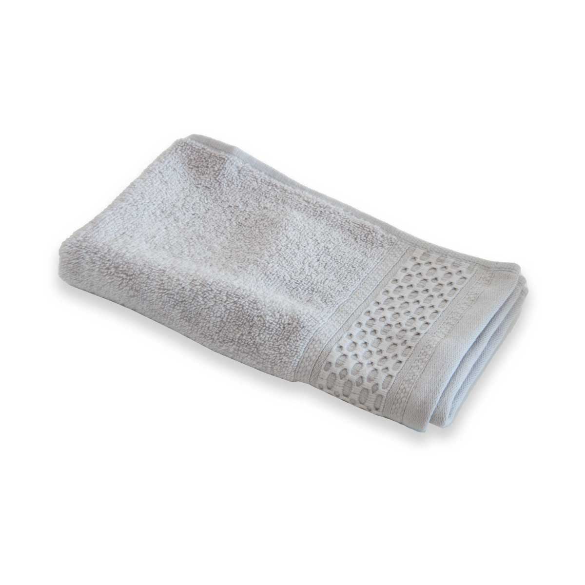 Serviette invité - Coton Zero Twist 500g/m² #Couleur_GRIS