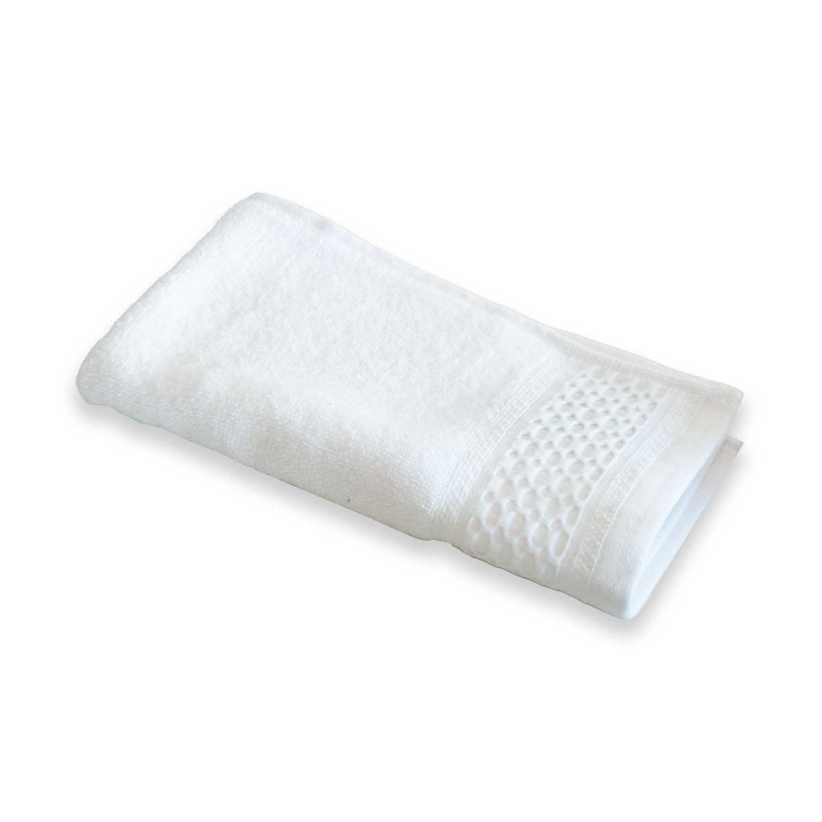 Serviette invité - Coton Zero Twist 500g/m² #Couleur_BLANC