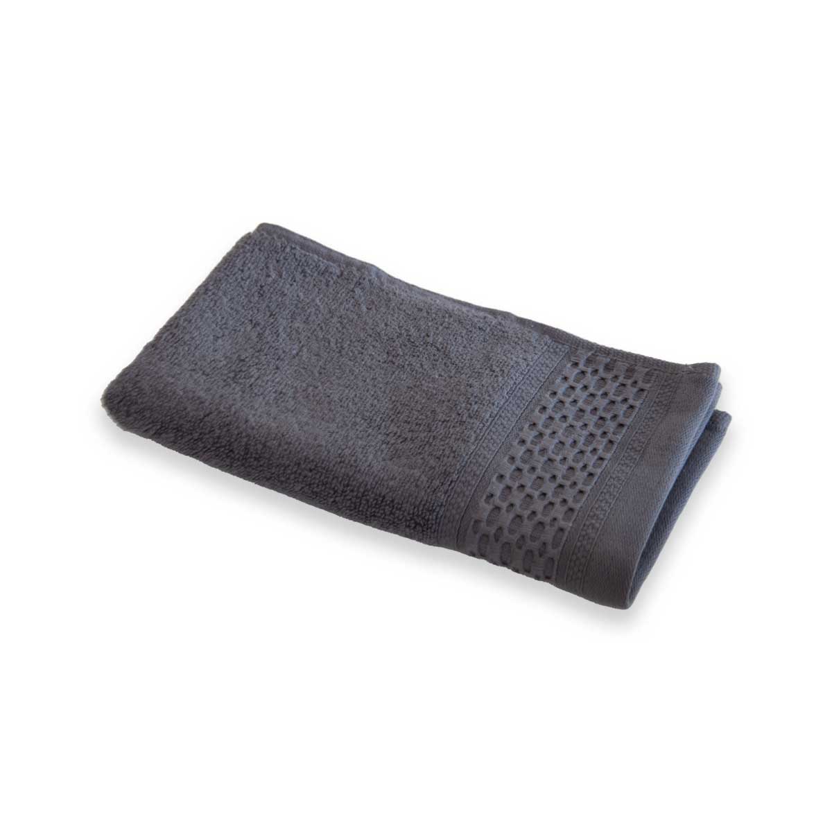 Serviette invité - Coton Zero Twist 500g/m² #Couleur_ANTHRACITE