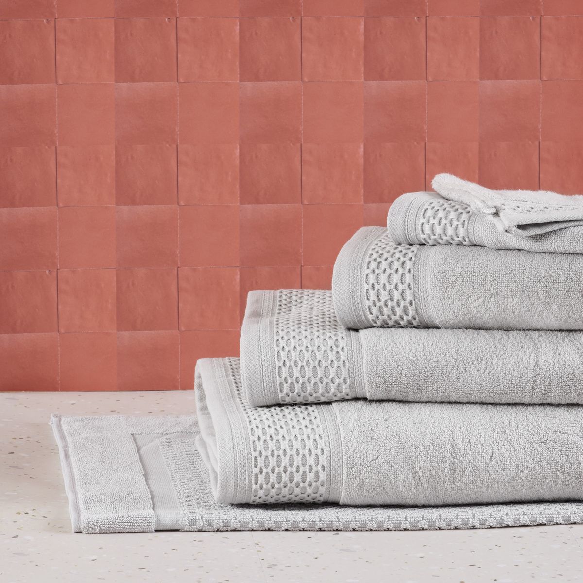 Drap De Bain Sdb 500gr Zero Twist #Couleur_GRIS