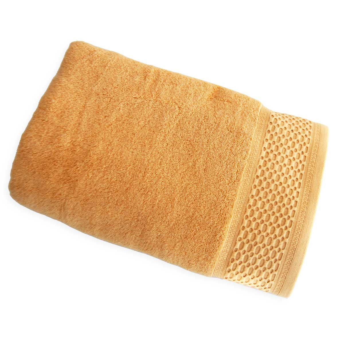 Drap De Bain Sdb 500gr Zero Twist #Couleur_MOUTARDE