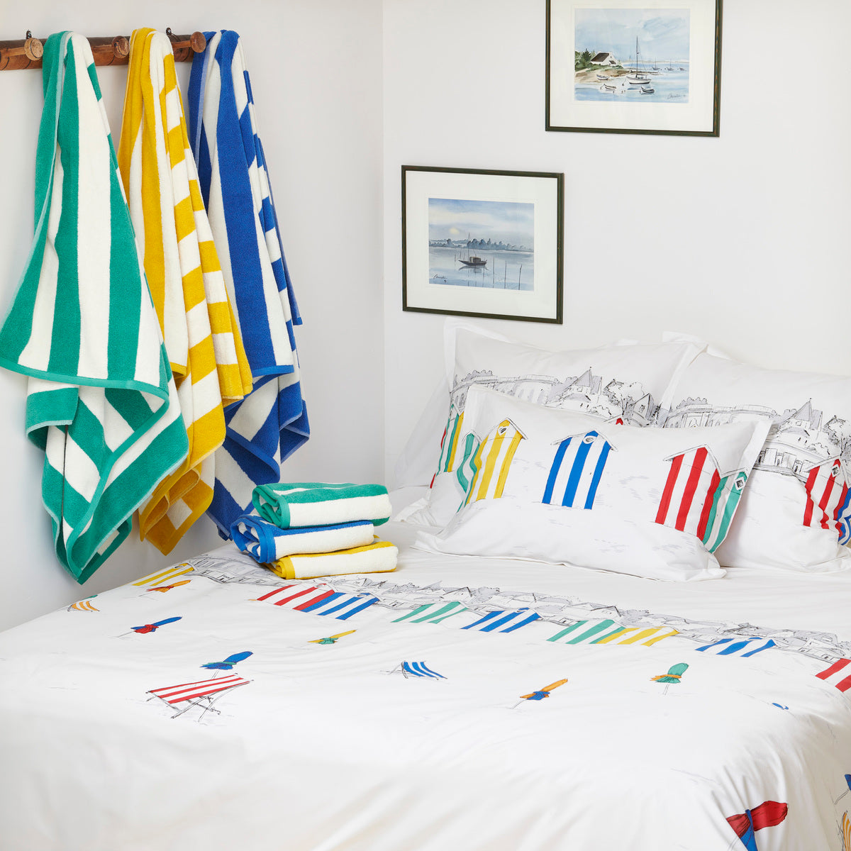 Taie d'oreiller Les Planches - Percale de coton