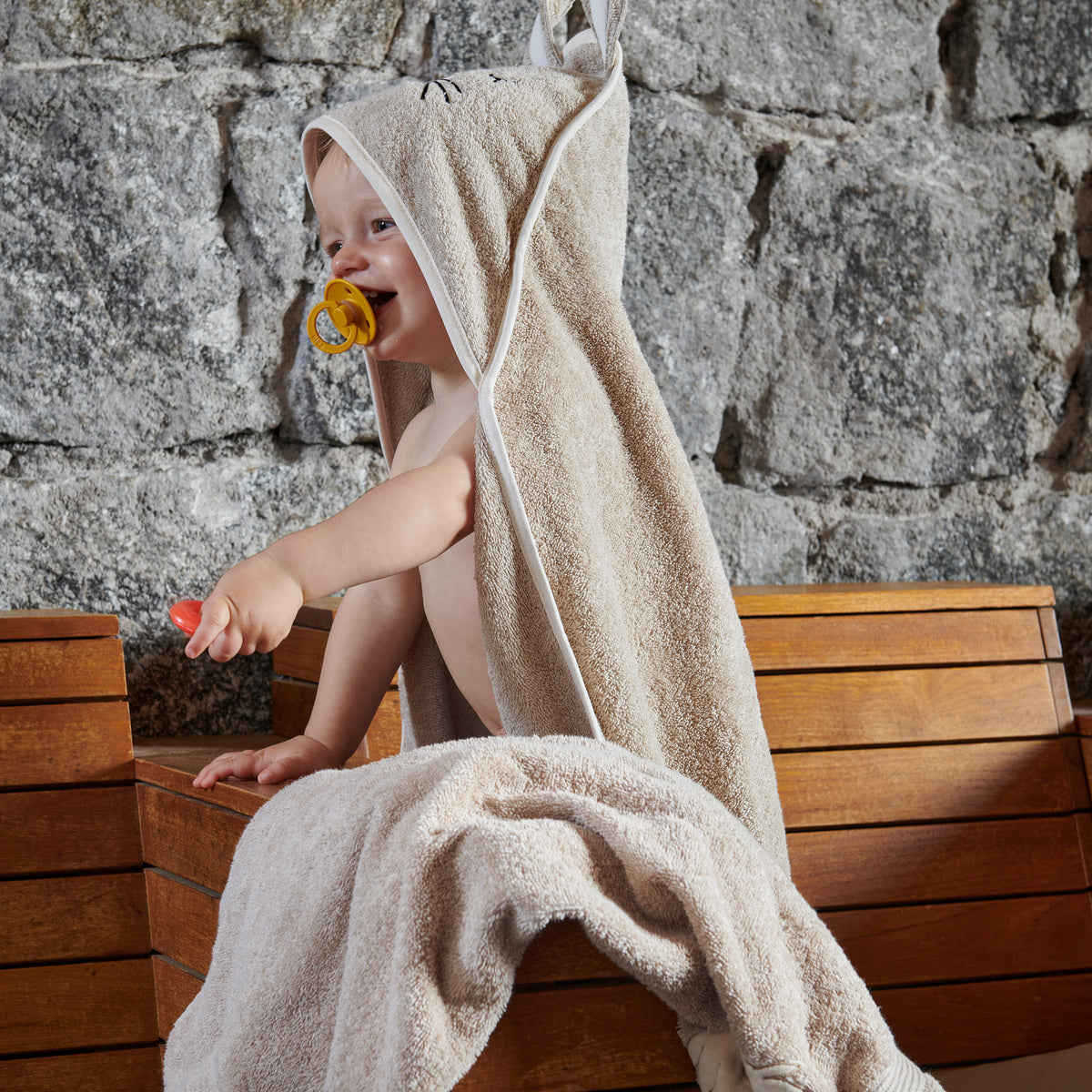 Drap de bain Doux Lapinou - Coton 450g/m²