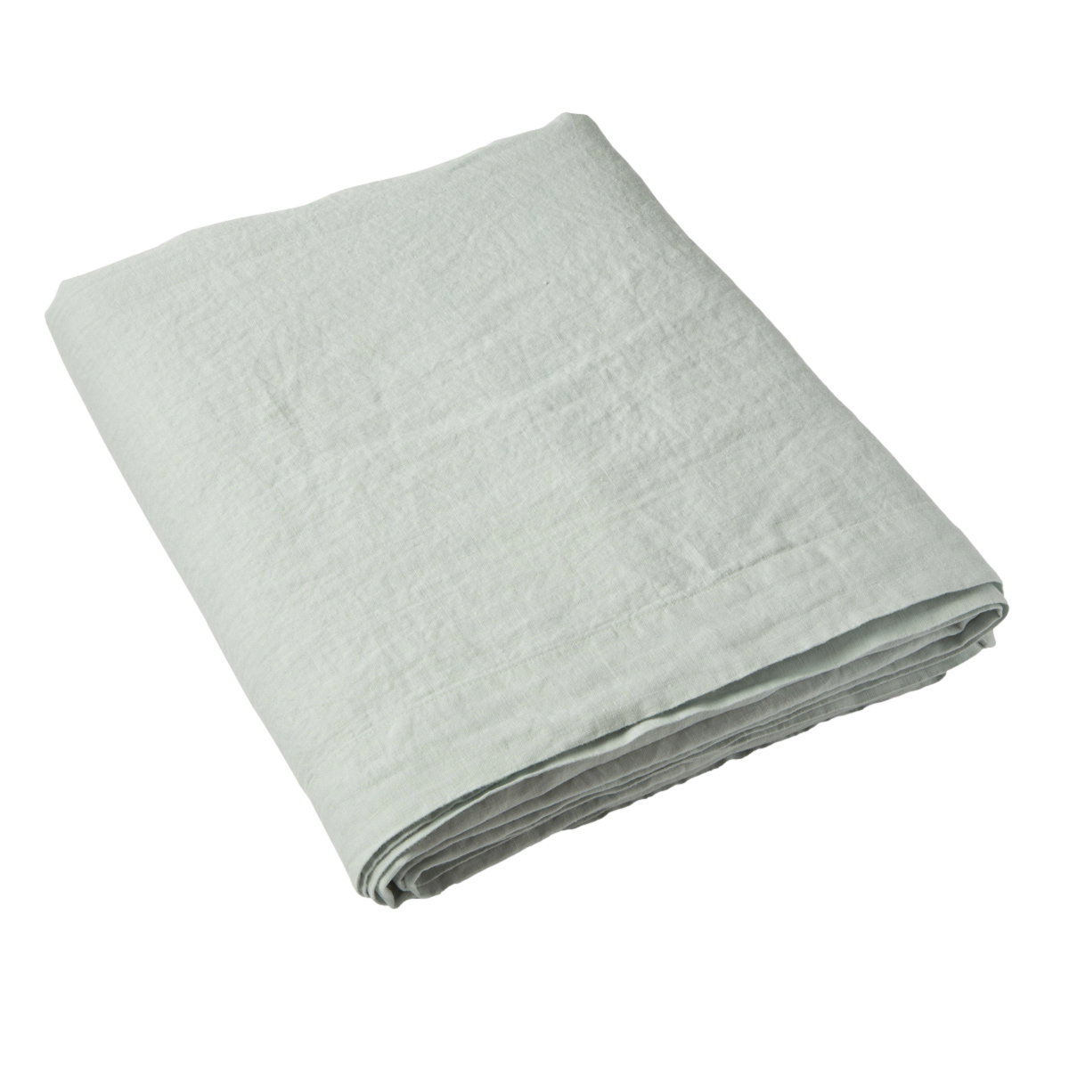 Drap Plat Uni Lin Lave Celadon | Linge de maison | Tradition des Vosges #Couleur_AMANDE