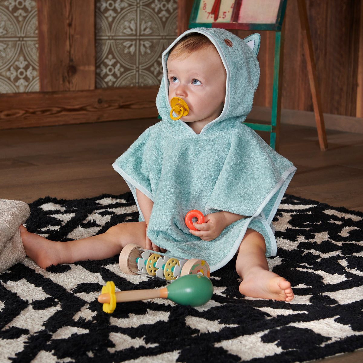 Linge de bain Les Petits Félins- Coton 450g/m²