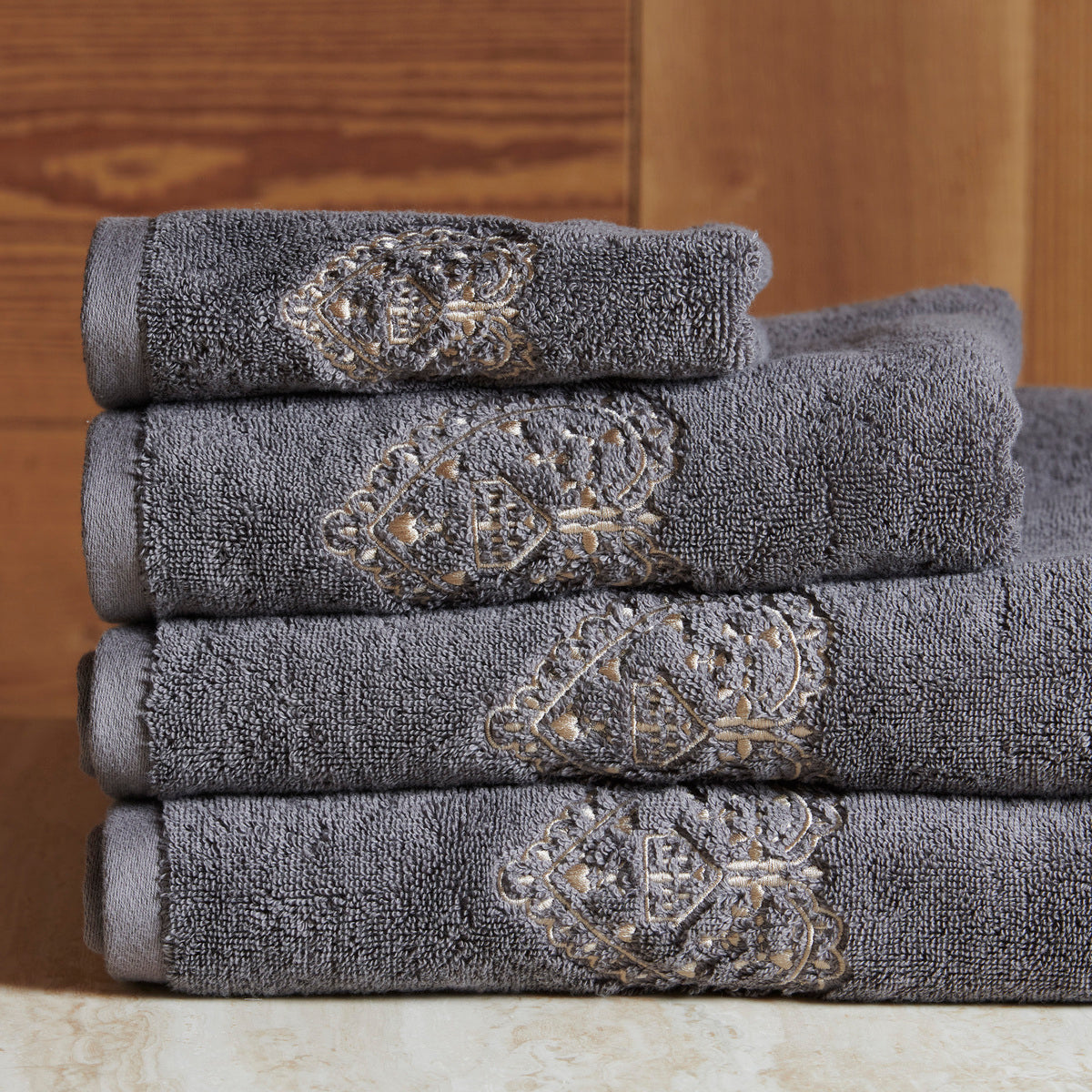 Linge de bain Nuit au Chalet - Coton 600g/m²