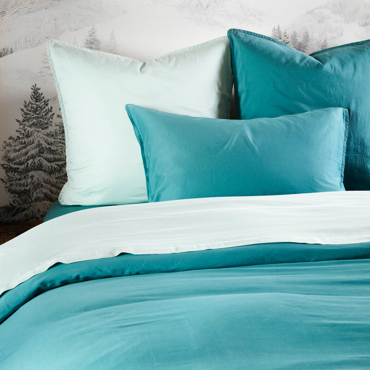 Drap housse - Satin Lavé #Couleur_CEDRE