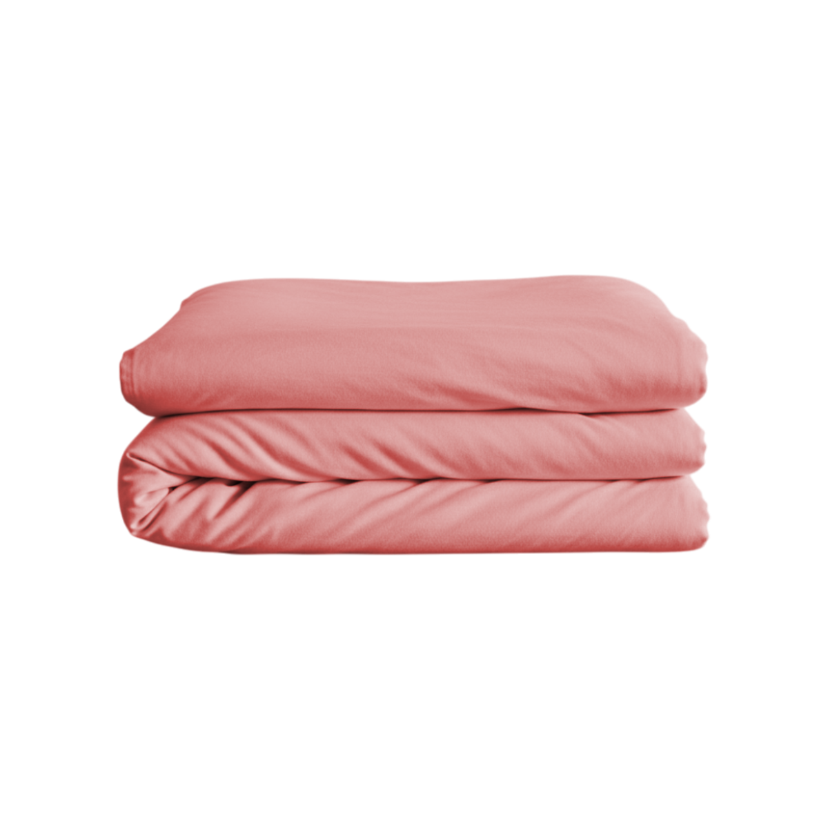 Housse de couette - Satin Lavé #Couleur_TERRACOTTA