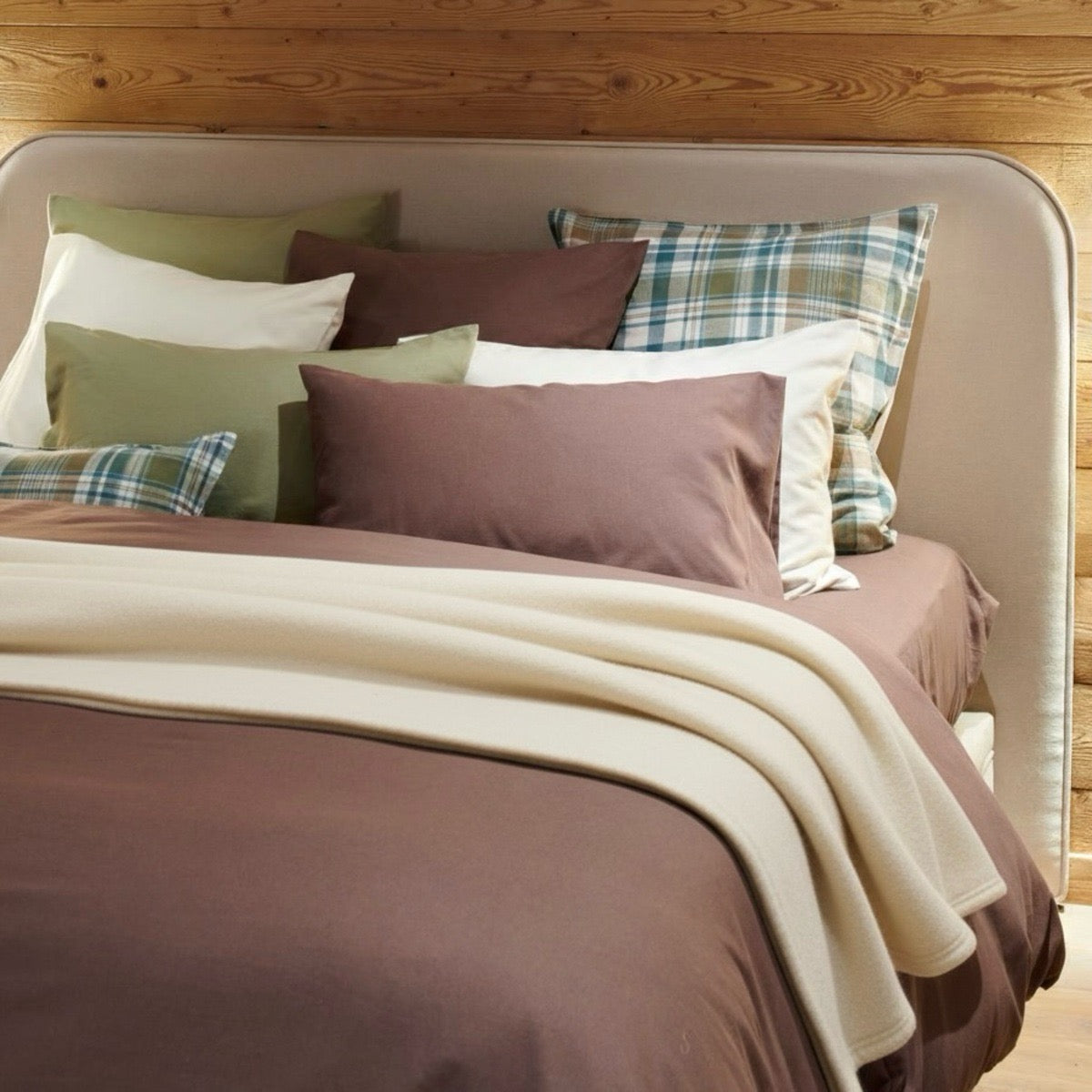 Couverture Champery - 100% Laine 350g/m² #Couleur_IVOIRE