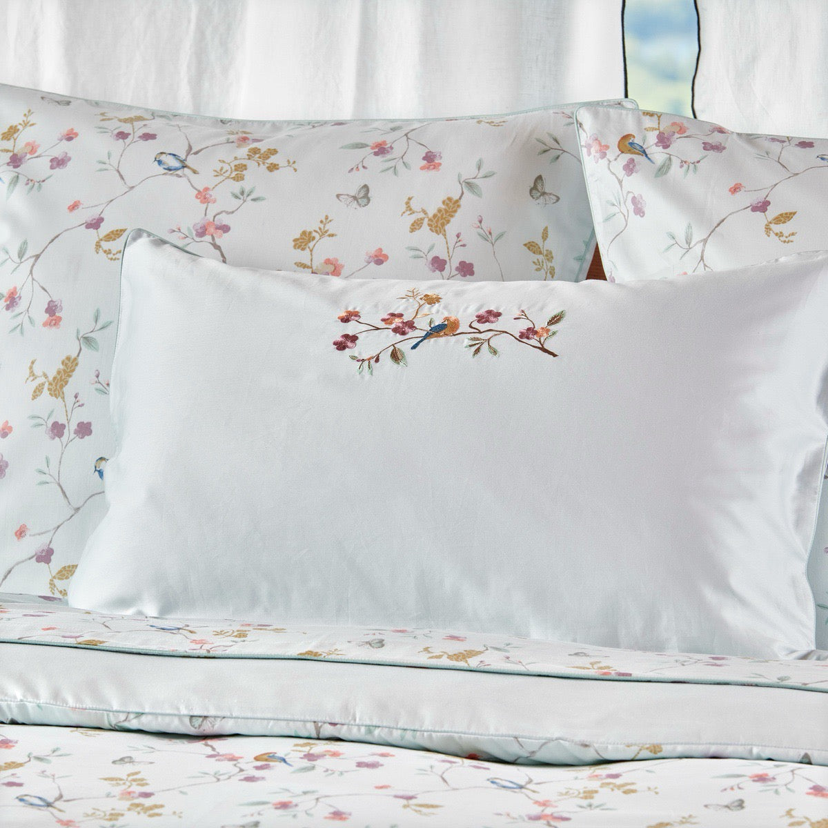 Taie d'oreiller Jardin Suspendu - Satin de coton