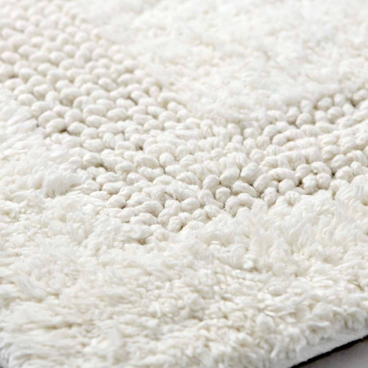 Tapis de bain réversible Zéphyr - Coton 2400g/m² #Couleur_IVOIRE