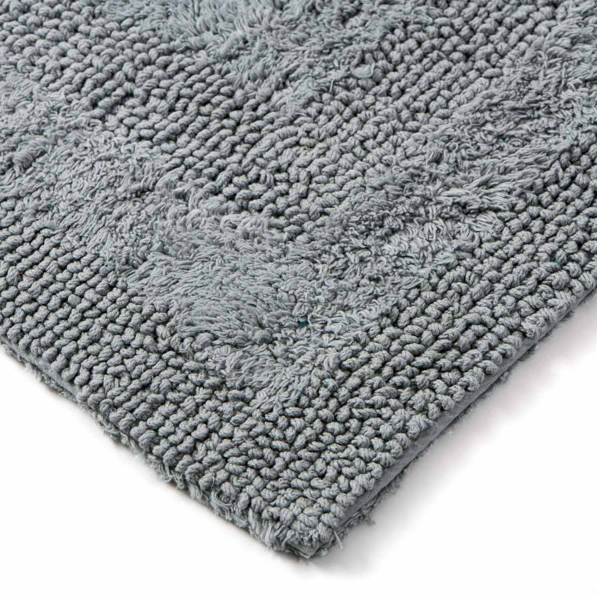 Tapis de bain réversible Zéphyr - Coton 2400g/m² #Couleur_ORAGE