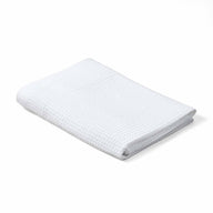 Drap de bain nid d’abeille 70x140 & 100x150 – Épure - Blanc #Couleur_BLANC