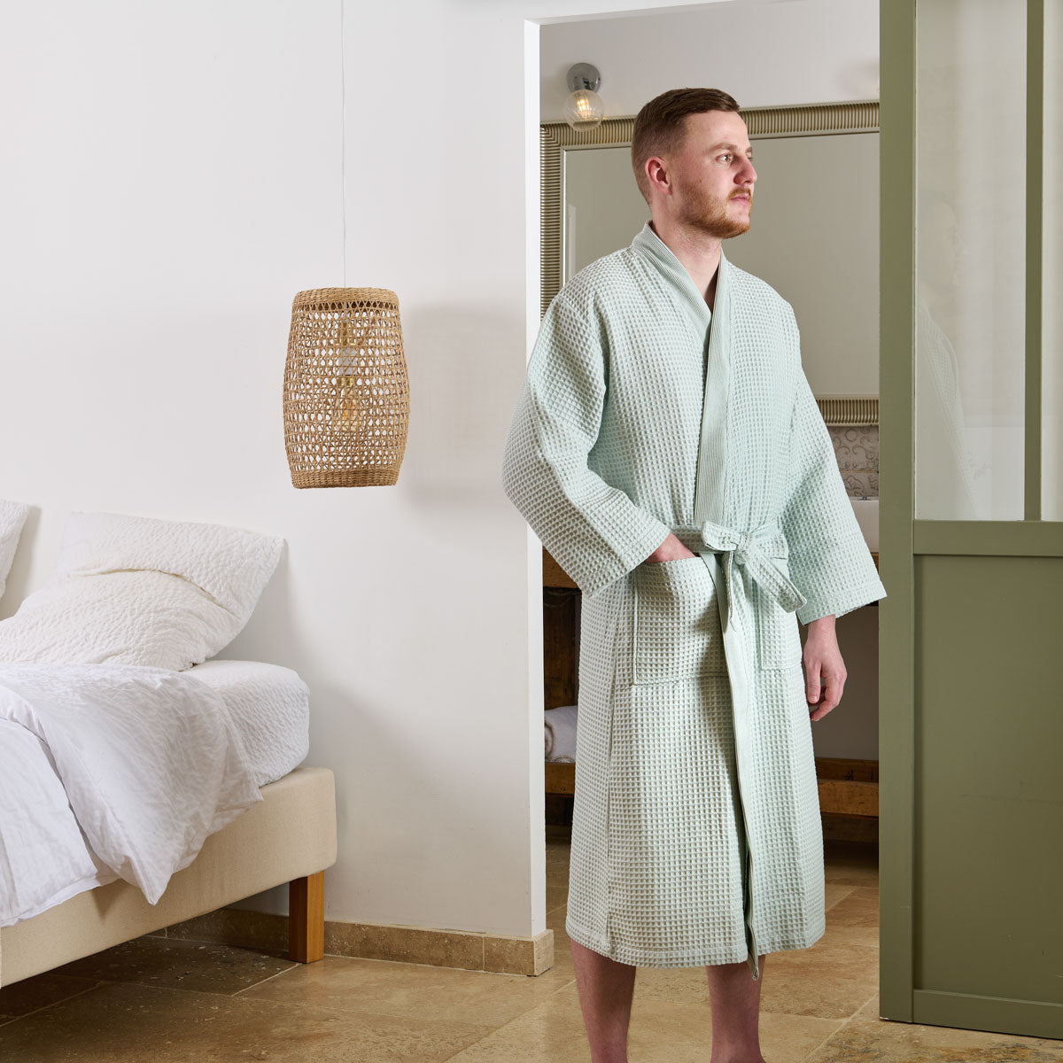 Linge de bain Nid d’abeille 300 g/m² - Épure