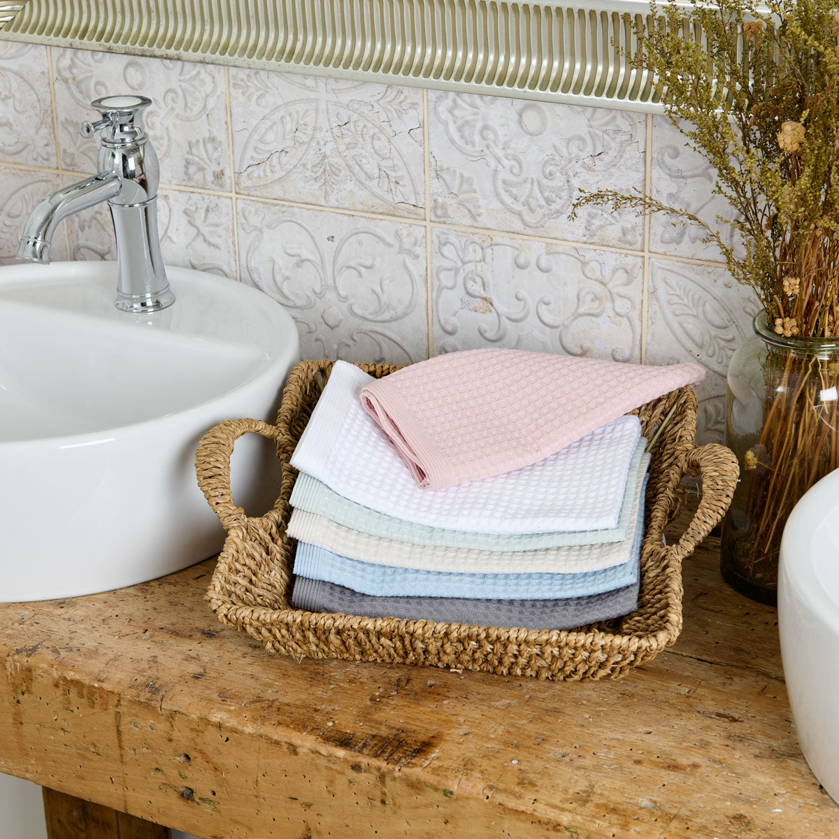 Linge de bain Nid d’abeille 300 g/m² - Épure