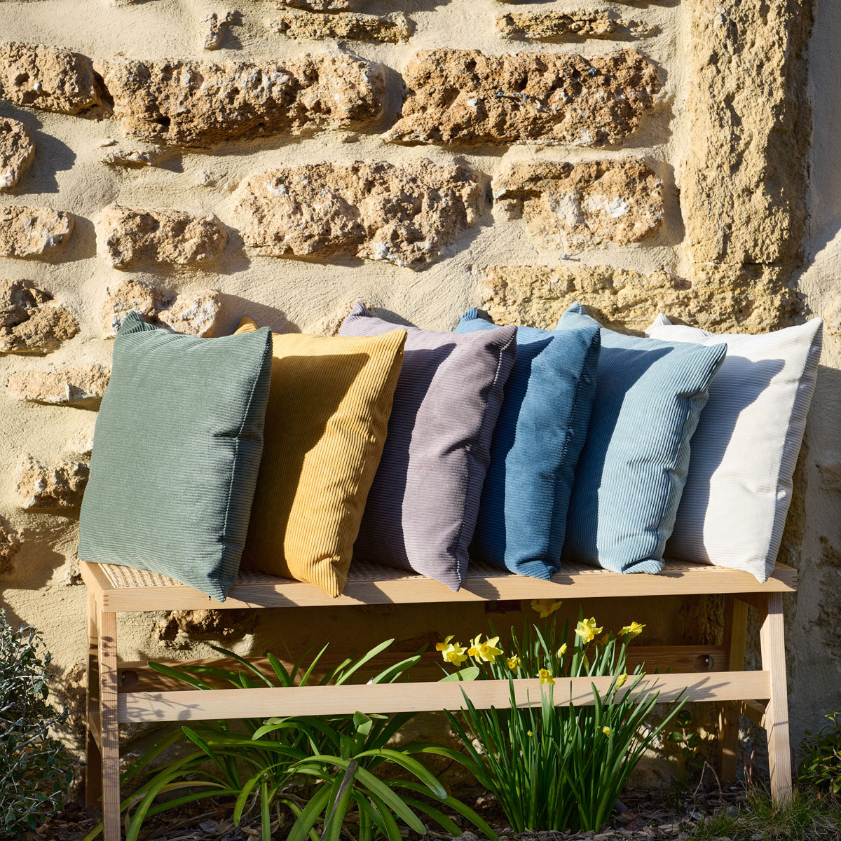 Coussin garni - Archivelours #Couleur_VERT