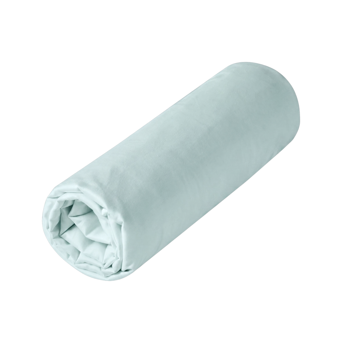 Drap housse - Satin Lavé #Couleur_TILLEUL