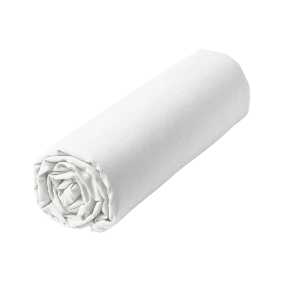 Drap housse - Uni Coton #Couleur_BLANC