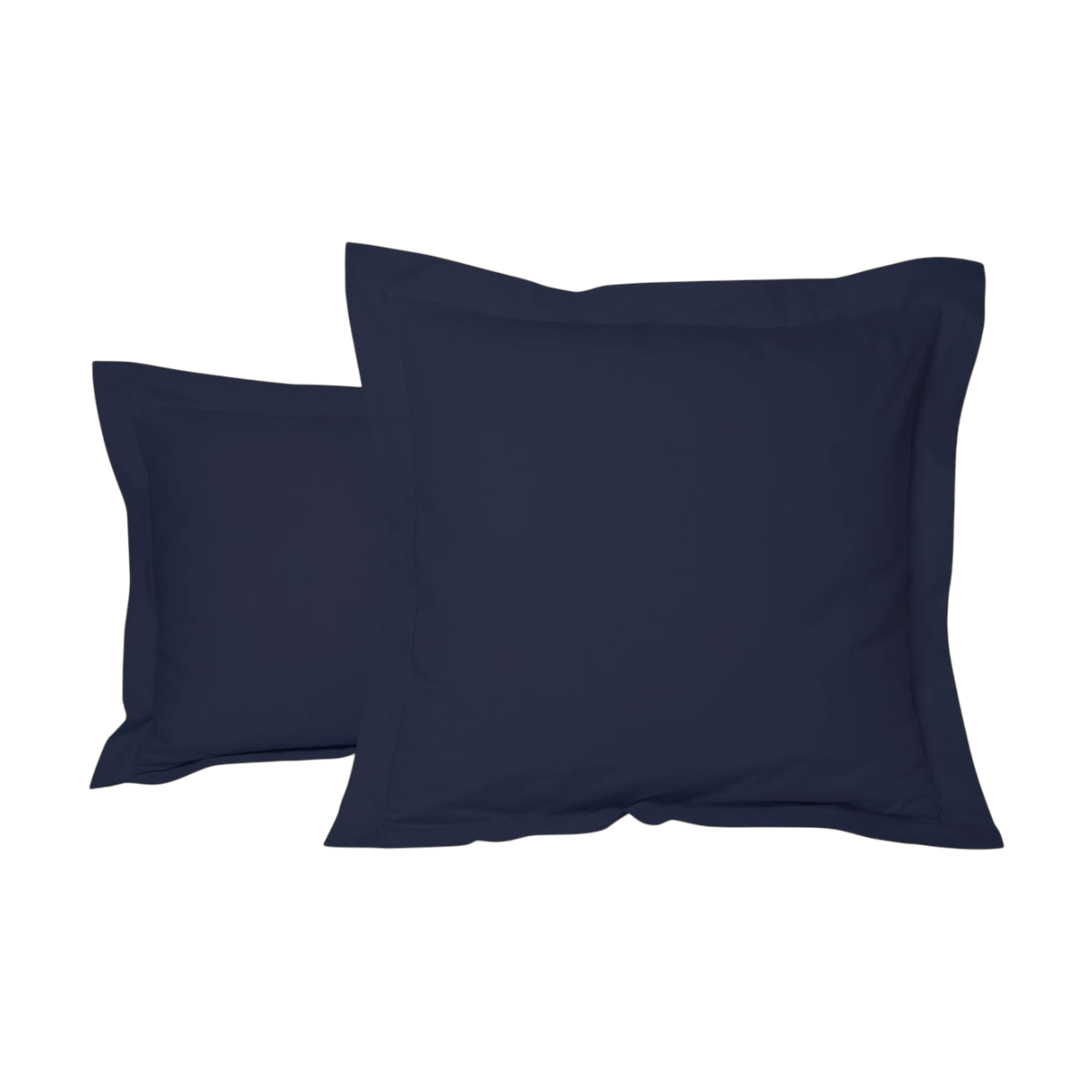 Taie d'oreiller - Uni Percale de coton #Couleur_MARINE