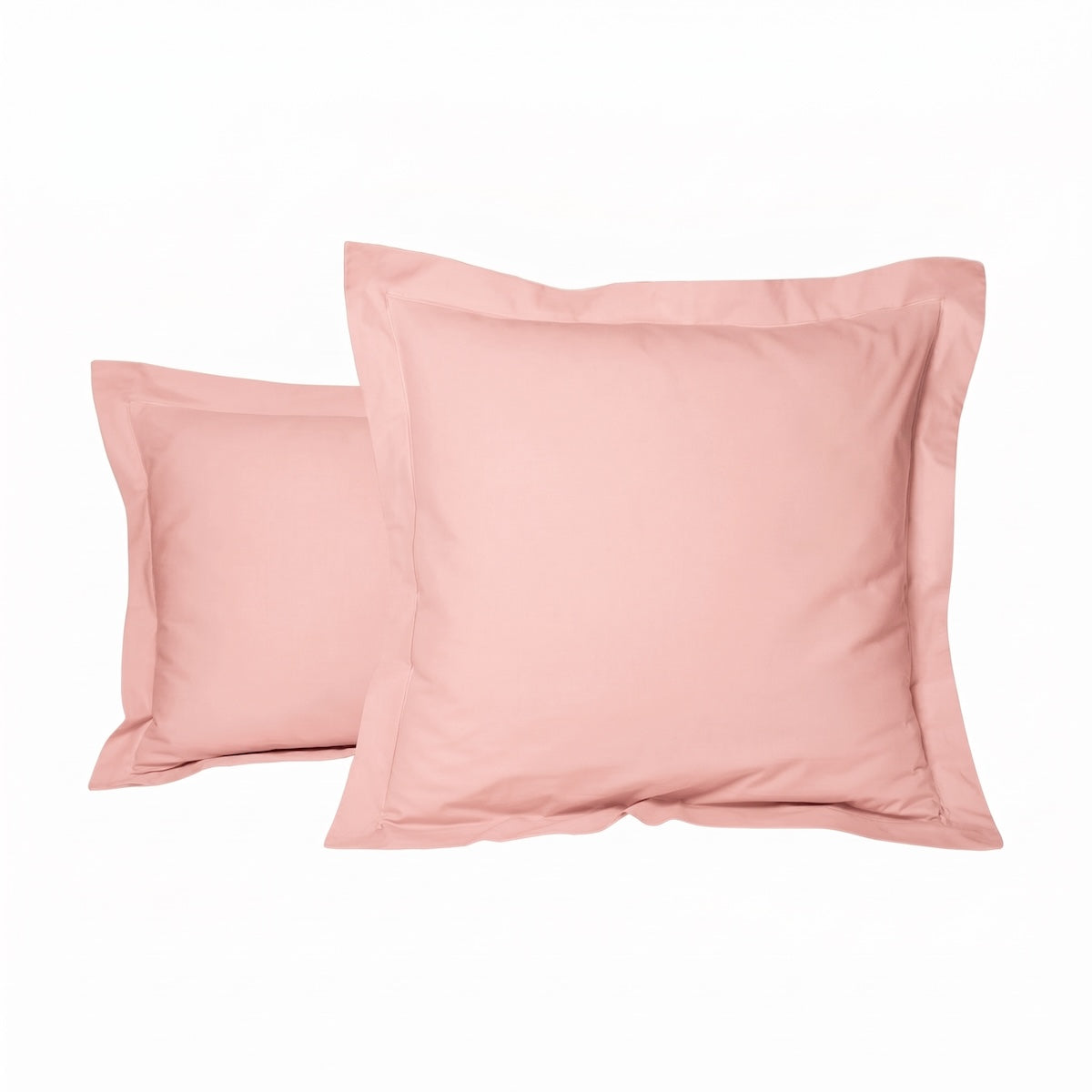 Taie d'oreiller - Uni Percale de coton #Couleur_BLUSH