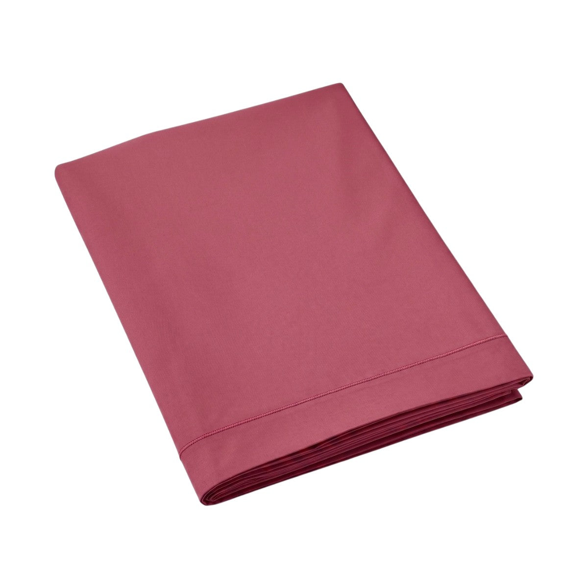 Drap plat Duo Coton - Coton 57 fils #Couleur_TERRE ROUGE