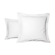 Taie d'oreiller - Uni Coton #Couleur_BLANC