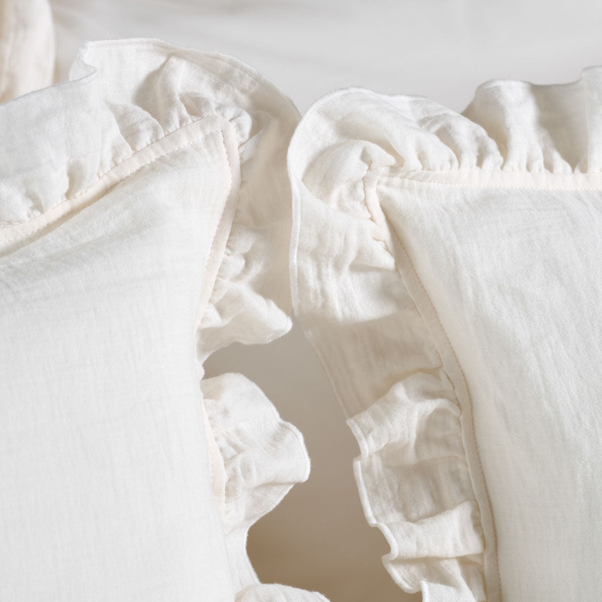 La douceur de la gaze de coton et la fraîcheur de la percale