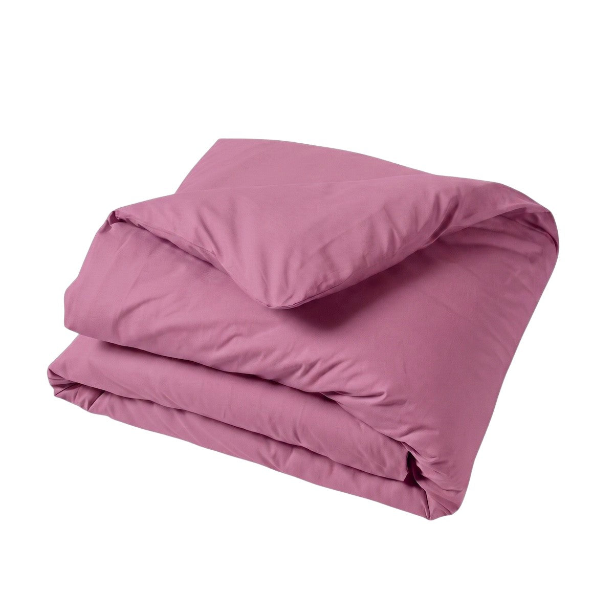Housse de couette - Uni Percale de coton #Couleur_PRUNE