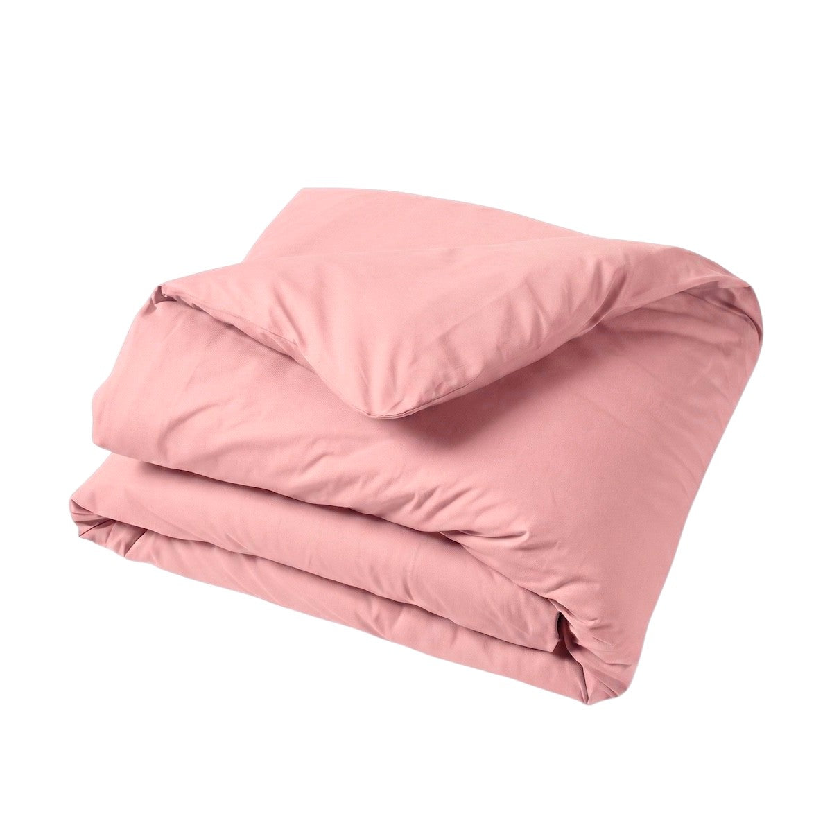 Housse de couette - Uni Percale de coton #Couleur_BLUSH