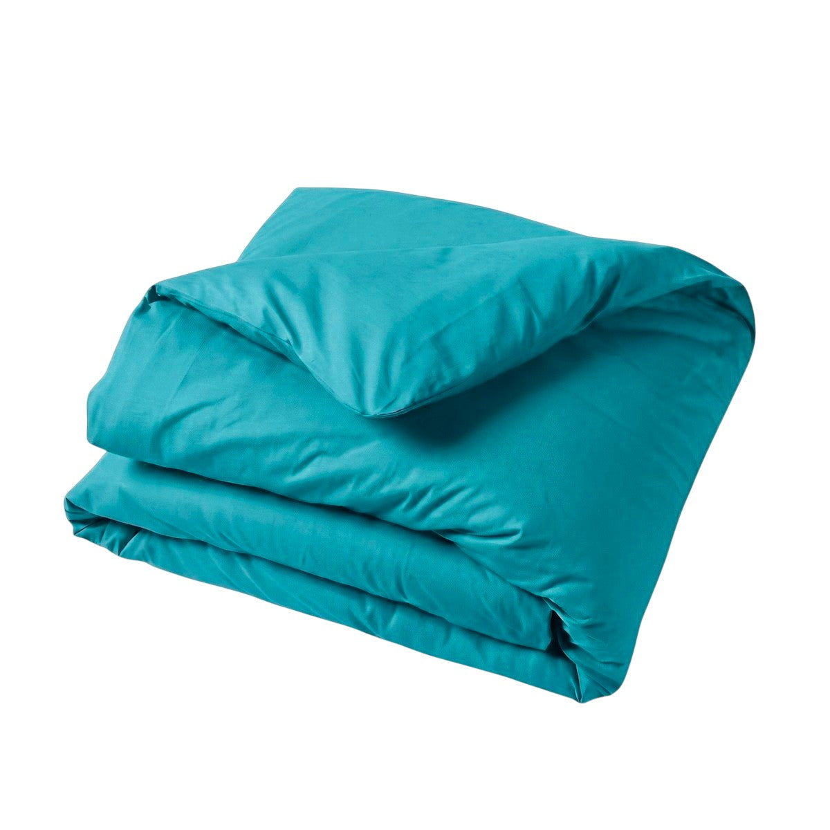 Housse de couette - Uni Percale de coton #Couleur_CANARD