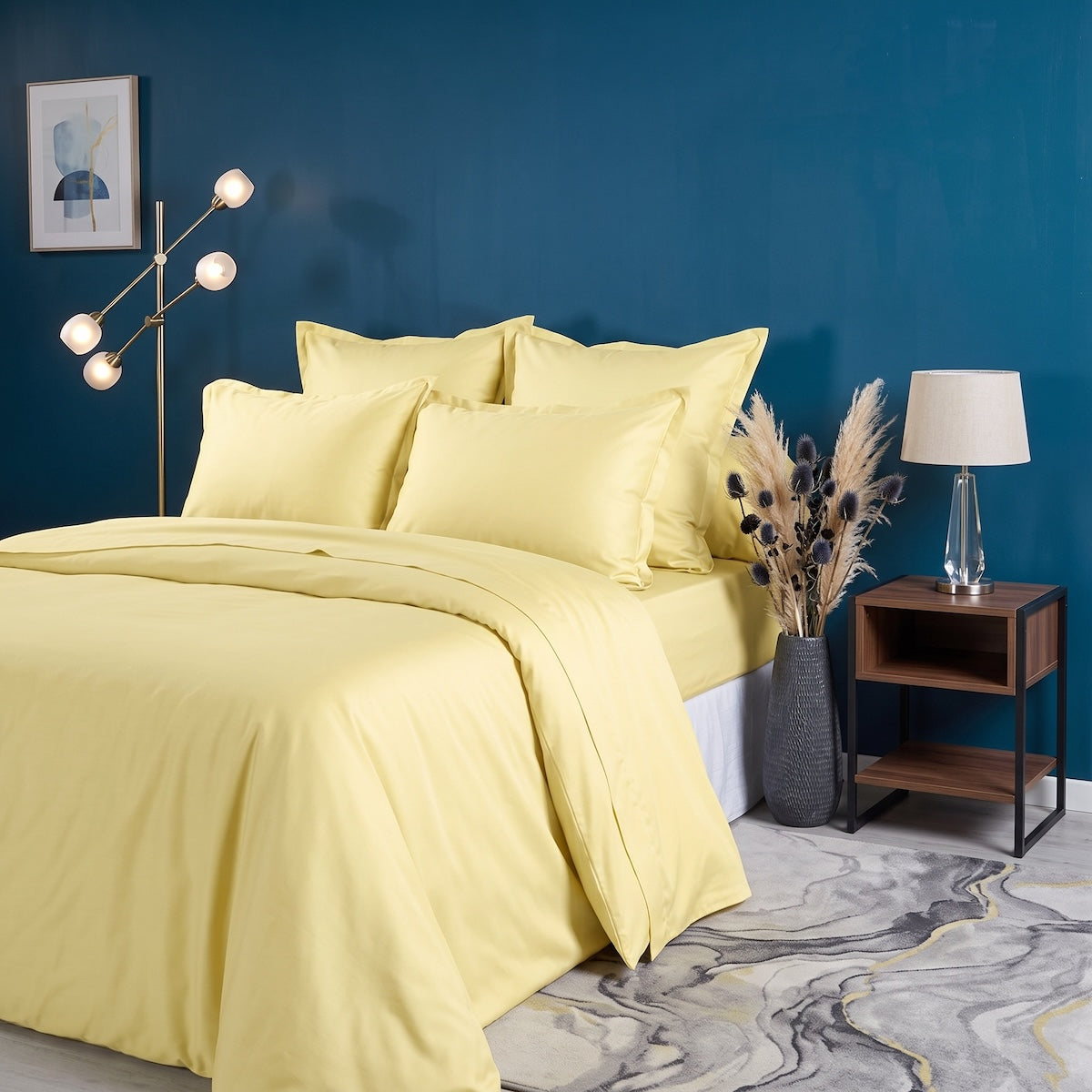 Housse de couette - Coton 57 fils #Couleur_MIMOSA
