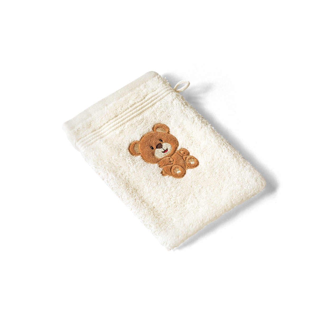 Gant de Toilette Karl | Linge de bain enfant | Tradition des Vosges #Couleur_IVOIRE