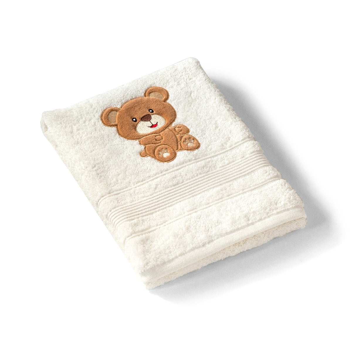 Serviette de bain enfant 50x100 Karl | Linge de bain enfant | Tradition des Vosges #Couleur_IVOIRE