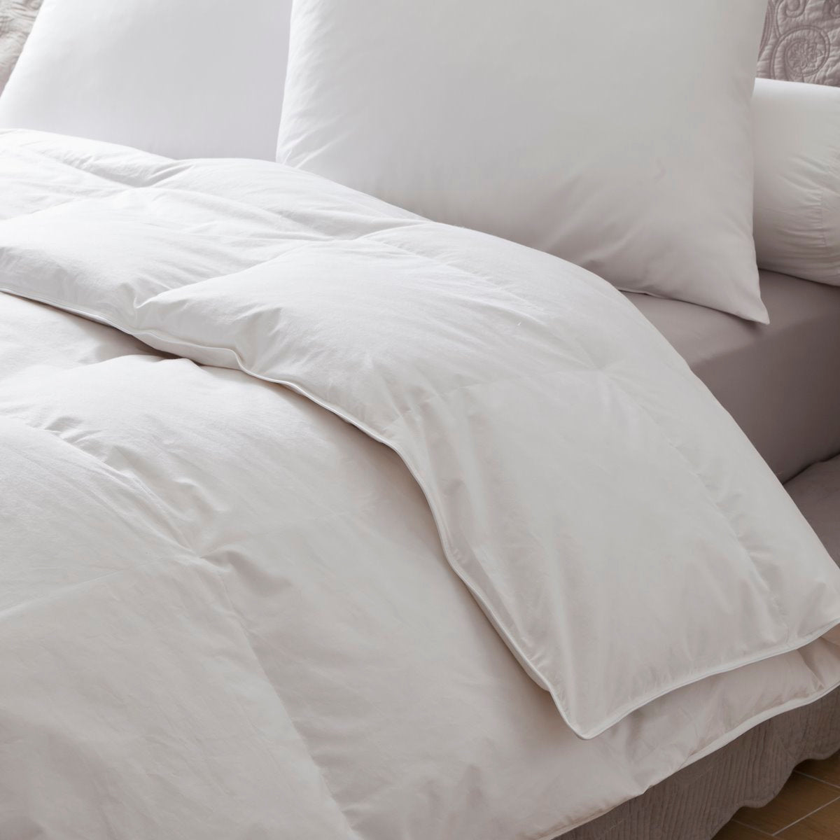 Couette 90% Duvet Canard 300g/m² | Couette duvet naturel | Tradition des Vosges #Couleur_BLANC