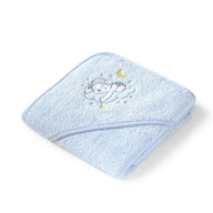 Cape Bain brodée Katy | Linge de bain enfant | Tradition des Vosges #Couleur_BLEU