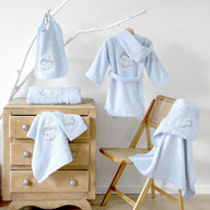 Linge de bain brodé Katy | Linge de bain enfant | Tradition des Vosges #Couleur_BLEU