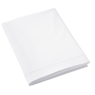 Drap Uni Percale - Blanc #Couleur_BLANC