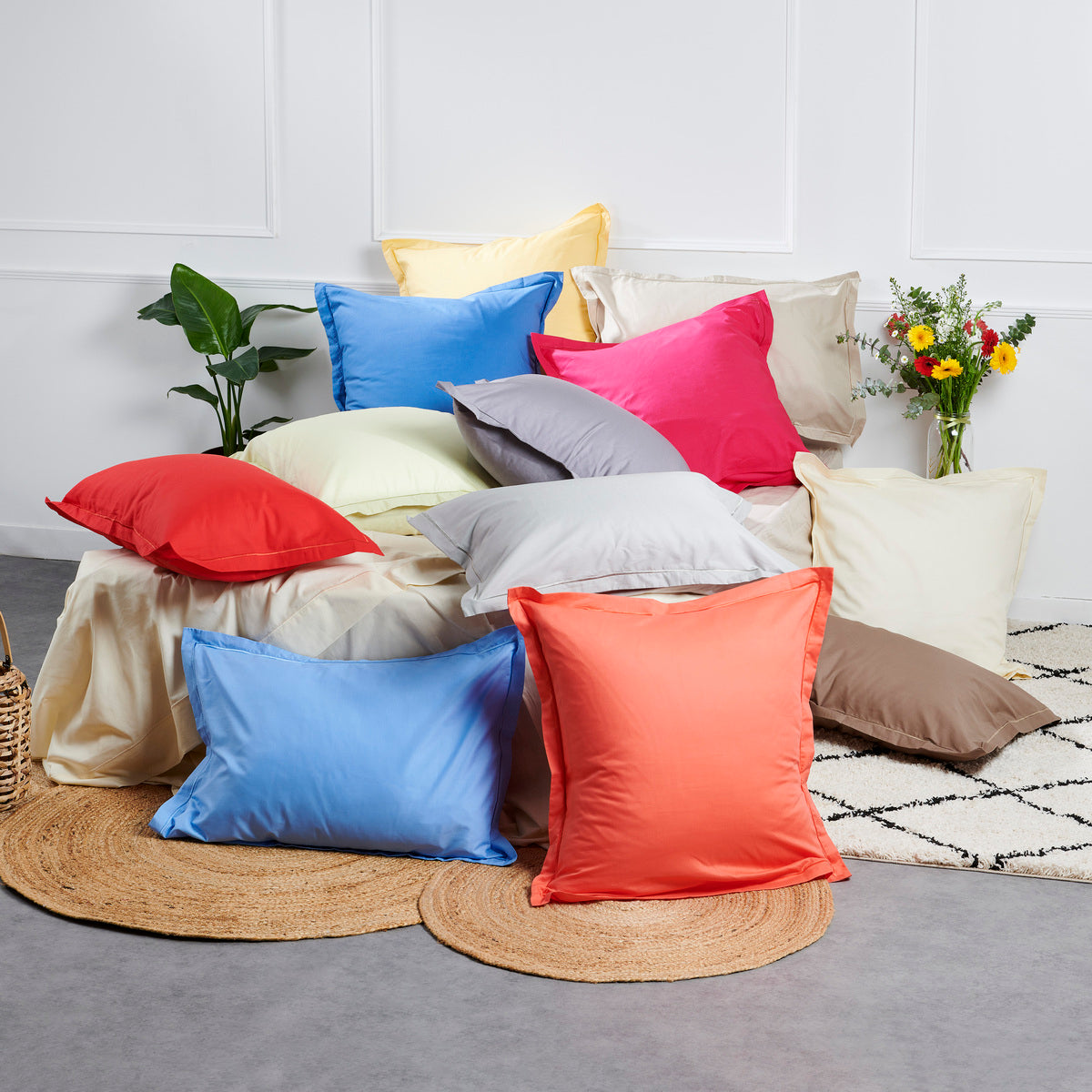 Drap Plat - Uni Coton
