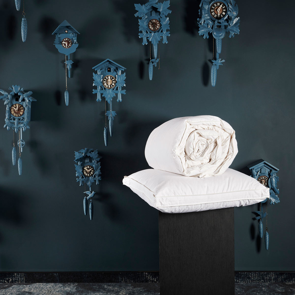 Couette Hiver/Mi-Saison - 90% Duvet d'oie 300g/m² #Couleur_BLANC