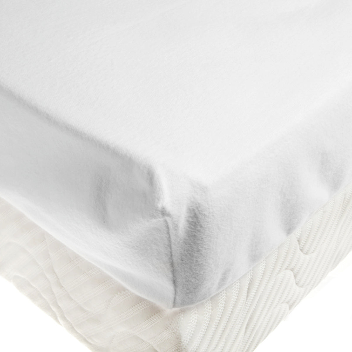 Drap Housse Double Molleton Gratte | Linge de maison | Tradition des Vosges #Couleur_BLANC