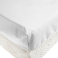 Drap Housse Double Molleton Plastifie | Linge de lit | Tradition des Vosges #Couleur_BLANC