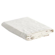 Drap plat Charme - Satin de coton #Couleur_IVOIRE