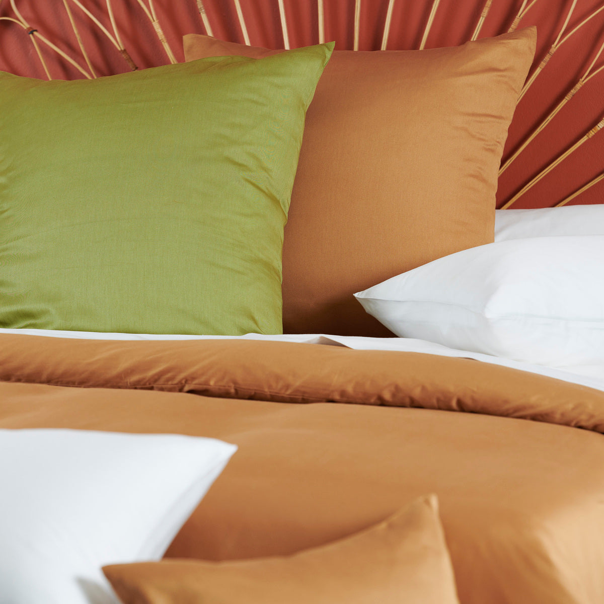 Housse de couette Douce Nuit - Satin de coton #Couleur_BISCUIT