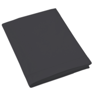 Drap plat - Uni Percale de coton #Couleur_ANTHRACITE 