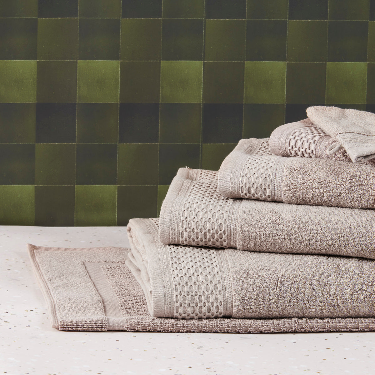 Serviette invité - Coton Zero Twist 500g/m² #Couleur_VISON
