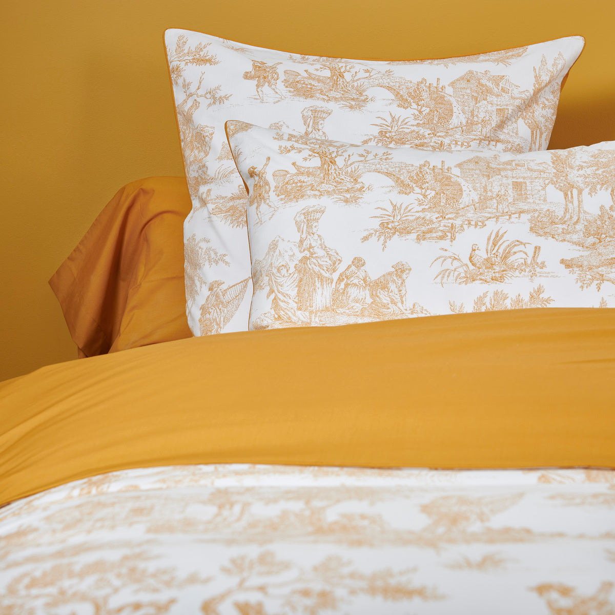 Drap housse Rêves en Or - Percale de coton