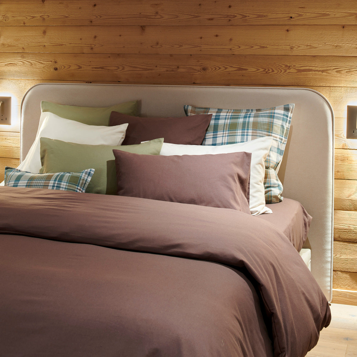 Housse de coussin Highlands - Flanelle Tissé-Teint