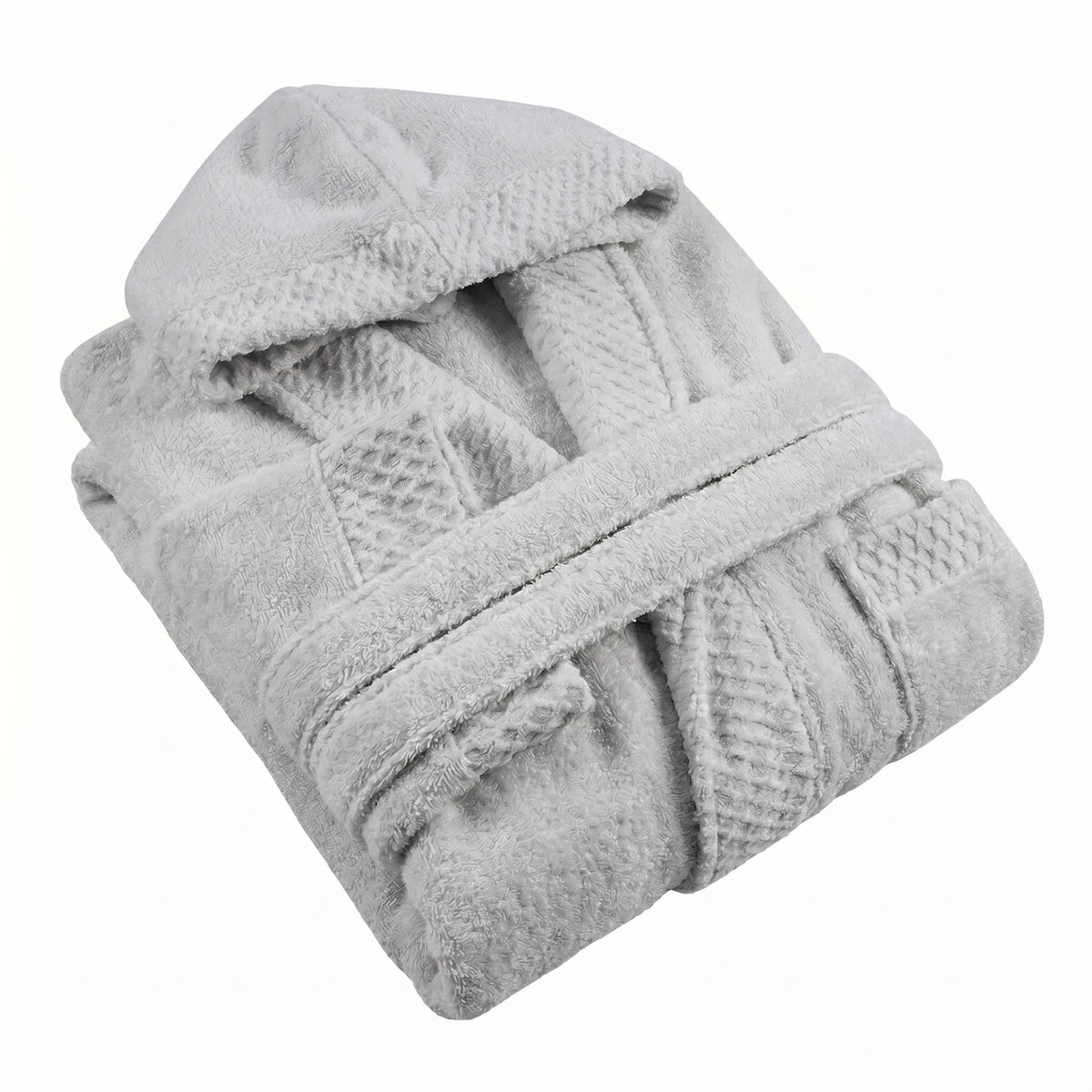 Peignoir Enfant - Coton Zero Twist - 400g/m² #Couleur_GRIS